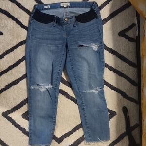 Madewell Under The Belly Cropped Skinny Jeans 32